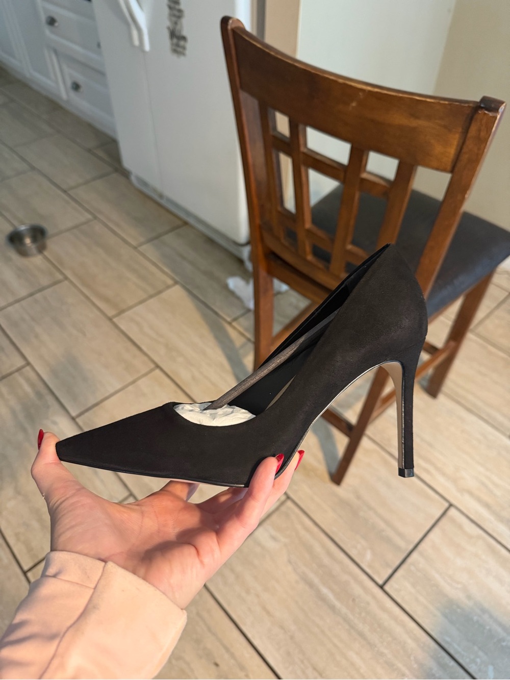 Gianni Bini Black Pointed Toe Stiletto Pump